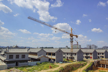 仿古建筑工地