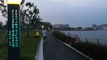 上海之鱼金海湖夜景