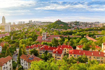 青岛老城区小鱼山海洋大学