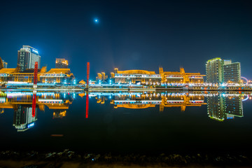 海河夜景