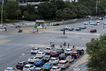 银川北京路与凤凰街口