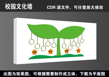 学校最美笑脸立体照片墙文化墙