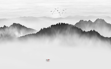寫意山水畫