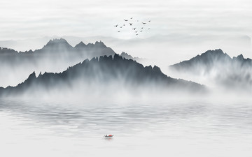 大型山水畫