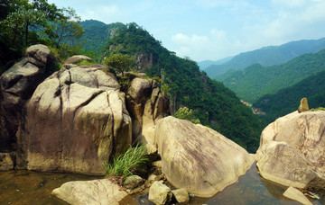 浙江省天台山龙穿峡景区