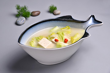 鱼汤炖白菜