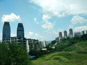 南坪街头建筑风景