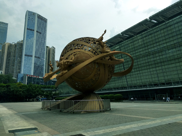 重庆会展中心雕塑