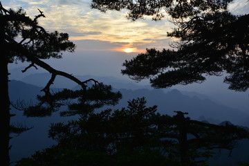 三清山日出