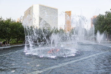 北京望京SOHO喷泉