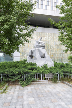 北京大学石狮雕塑