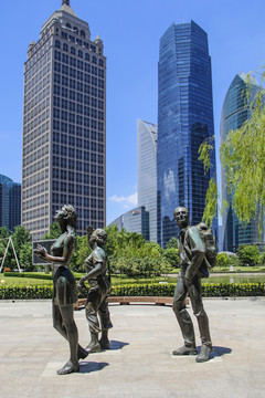 商务楼雕塑雕像
