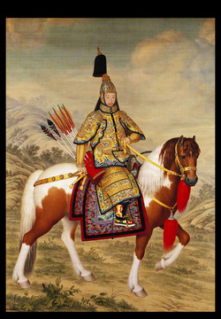 郎世寧乾隆皇帝大閱圖