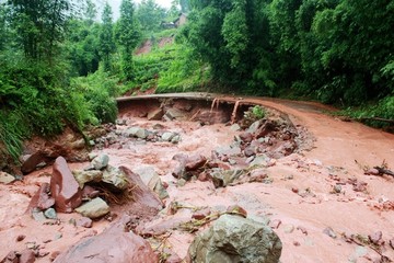 山洪暴发