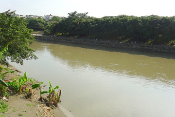 成都府河两岸风光