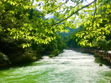 峡谷河流