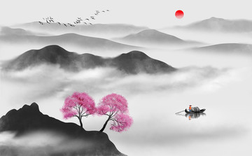水墨山水
