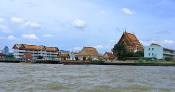 泰国湄南河风光