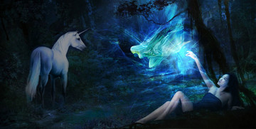 魔幻夢境黑暗森林獨角獸
