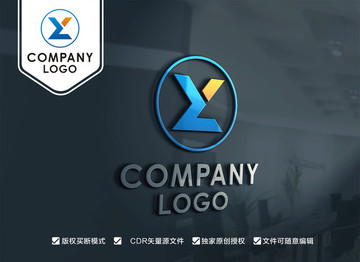 YZ字母標志ZY字母標志設(shè)計