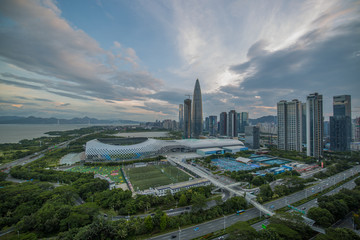 深圳湾体育中心全景