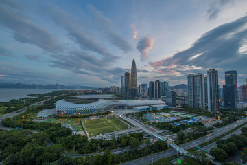 深圳湾体育中心全景