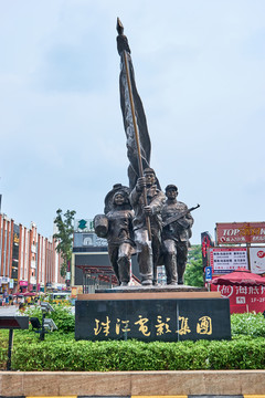 珠江电影雕塑