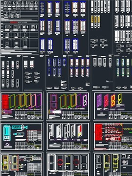 木门工艺CAD图