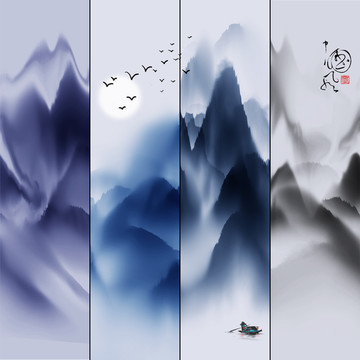 水墨山水畫4