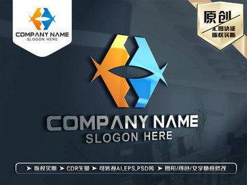 H字母LOGO設(shè)計