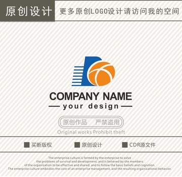 B字母体育运动logo