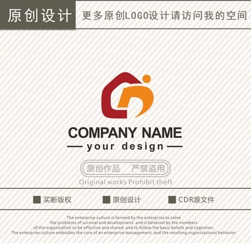 CD字母室内装饰logo