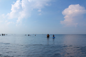 海滩海面