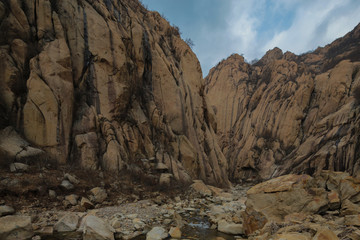 中国辽宁葫芦岛奇石山风景