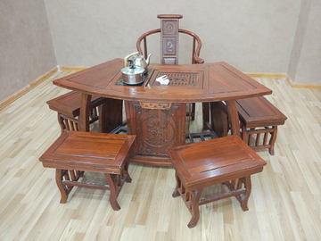 中式泡茶桌椅