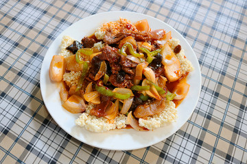 经典特色传统名菜锅巴肉片