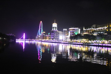 岐江河夜景