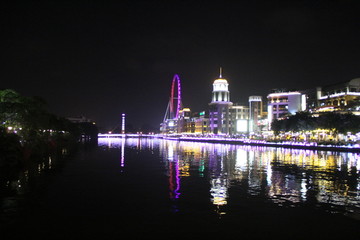 岐江河夜景