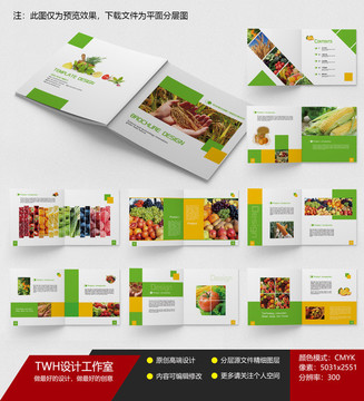 綠色食品畫冊