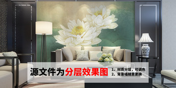 室內(nèi)墻紙壁畫(huà)效果圖設(shè)計(jì)