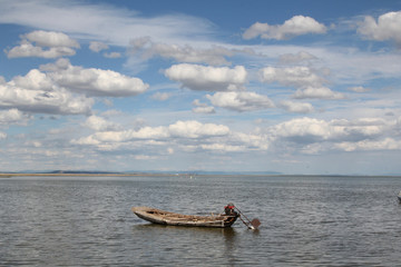 达里湖湖光美景