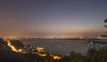 幕府山上看夜景