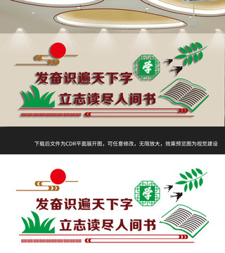 勤學(xué)文化墻