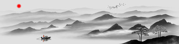 巨型山水畫