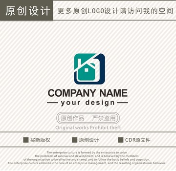 YJ字母家居裝飾logo