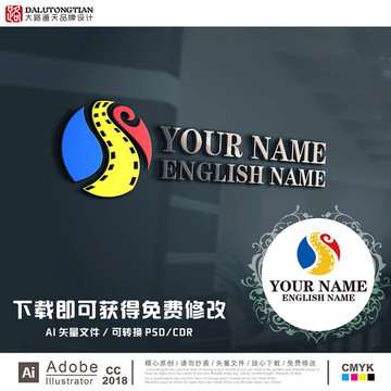 原創(chuàng)電影膠片logo