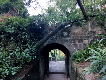 古代山寨大门