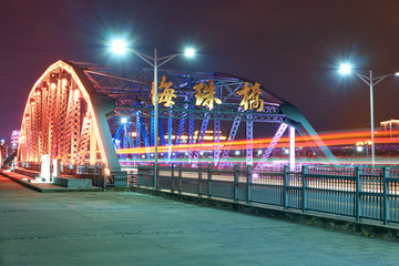 广州海珠桥夜景