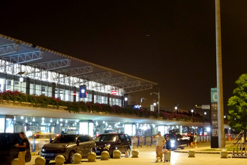 成都双流机场T1夜景