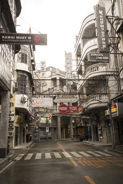 老广州复古街景
